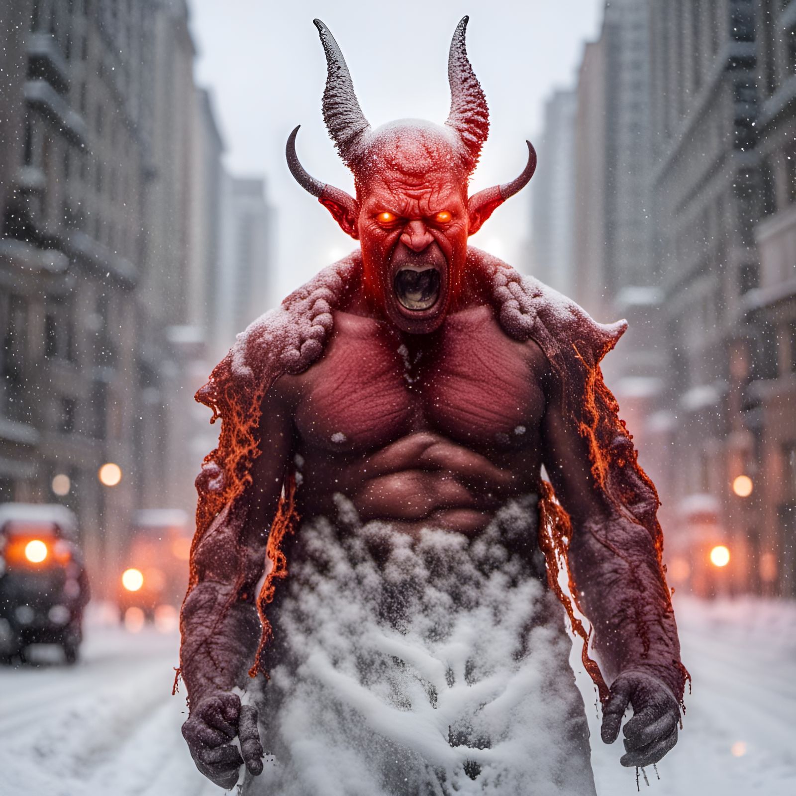 A Portrait of Satan In A Snow Storm (Continued)
