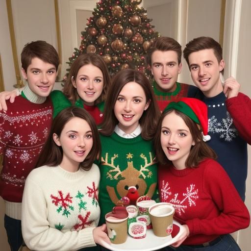 Festive Christmas Jumpers: AI-Generated Holiday Apparel
