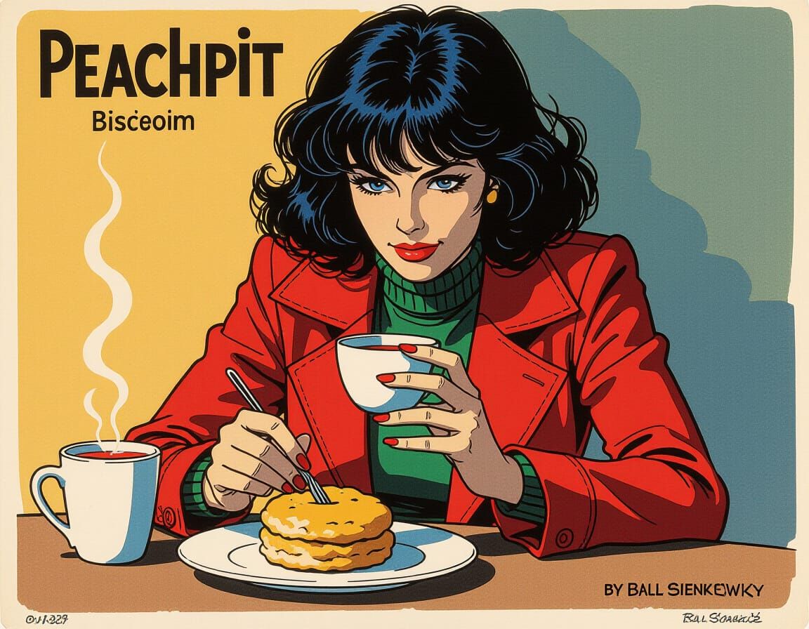 Abstract Portrait in Sienkiewicz Style