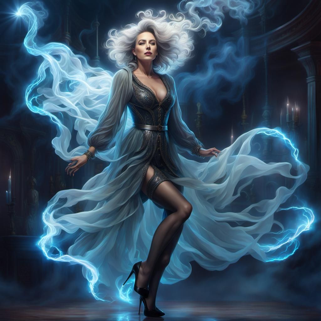 Electric Ghostly Woman