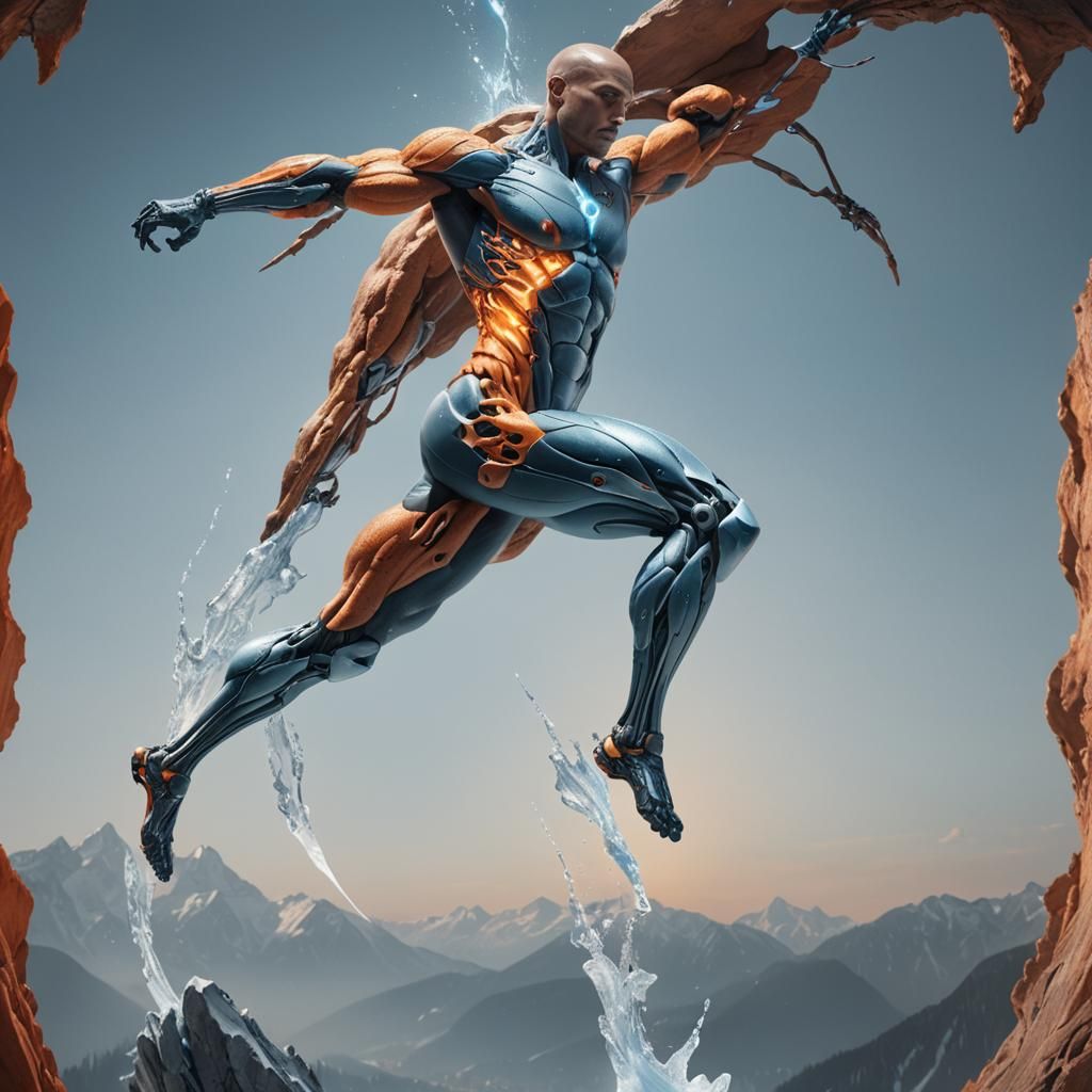 Paralympic High Jump: A Fantasy Concept Art