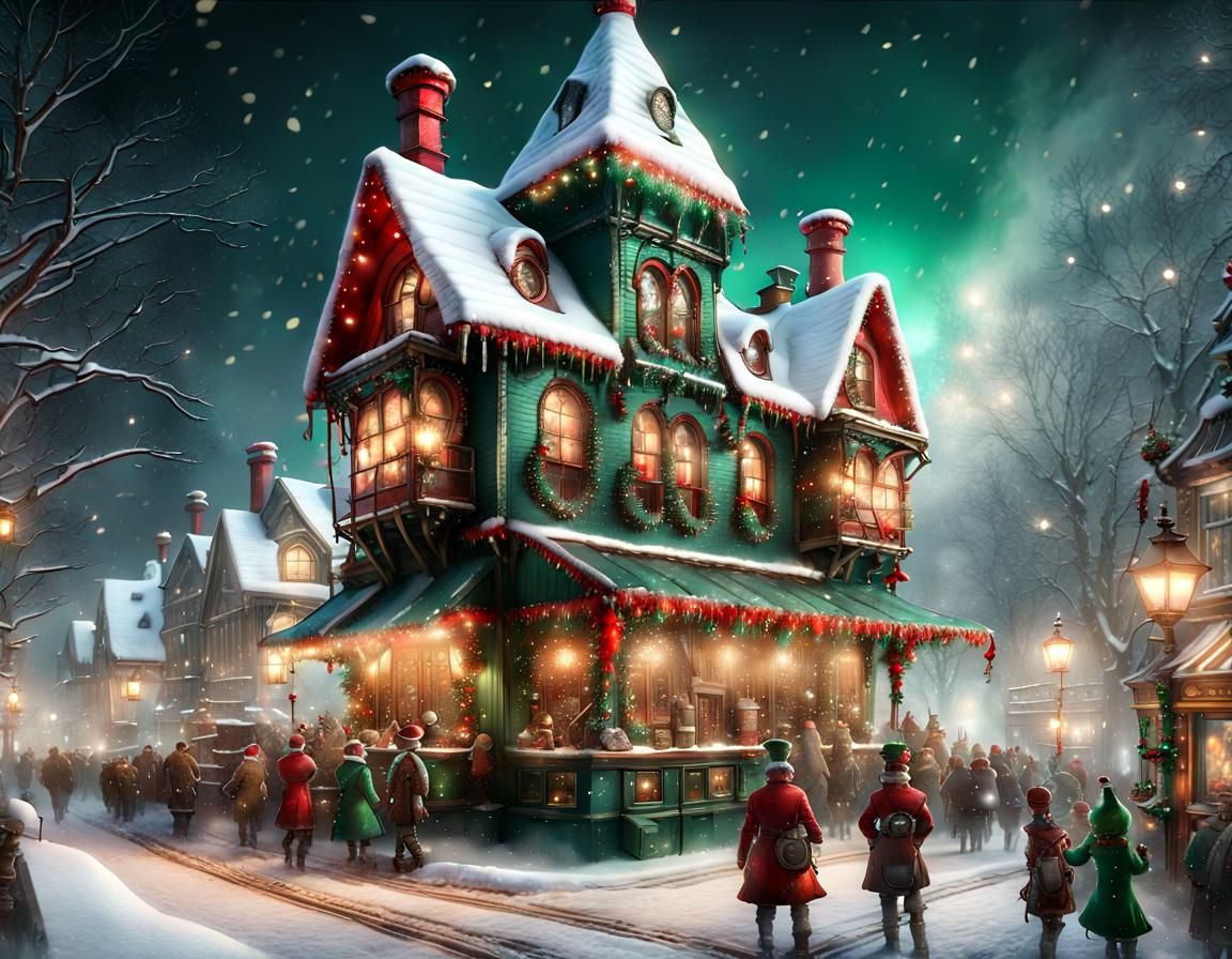 Steampunk Christmas Workshop with Elves in Victorian Style