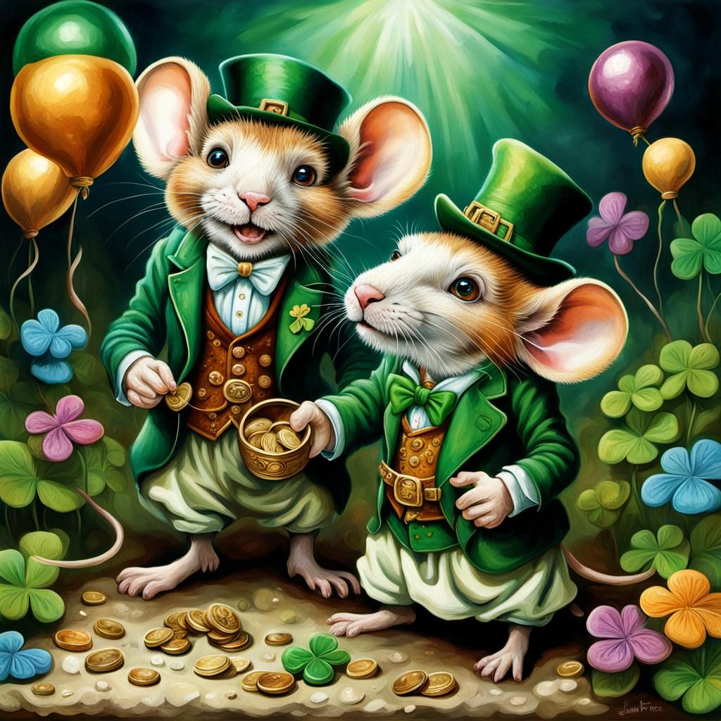 Luck (Irish leprechaun mice)
