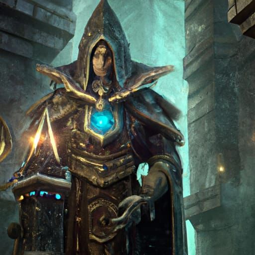 Dark Templar: Hyperdetailed Dark Fantasy Concept Art