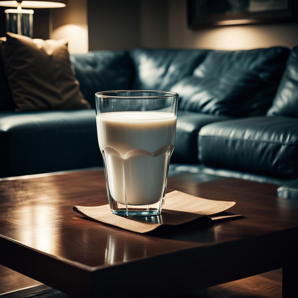 Dramatic Still Life: Milk in Cinematic Lighting