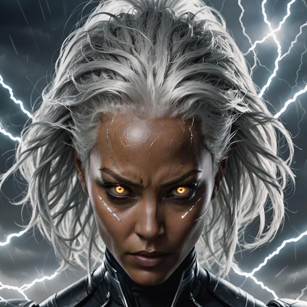 Storm of X-Men: Detailed Portrait of Power