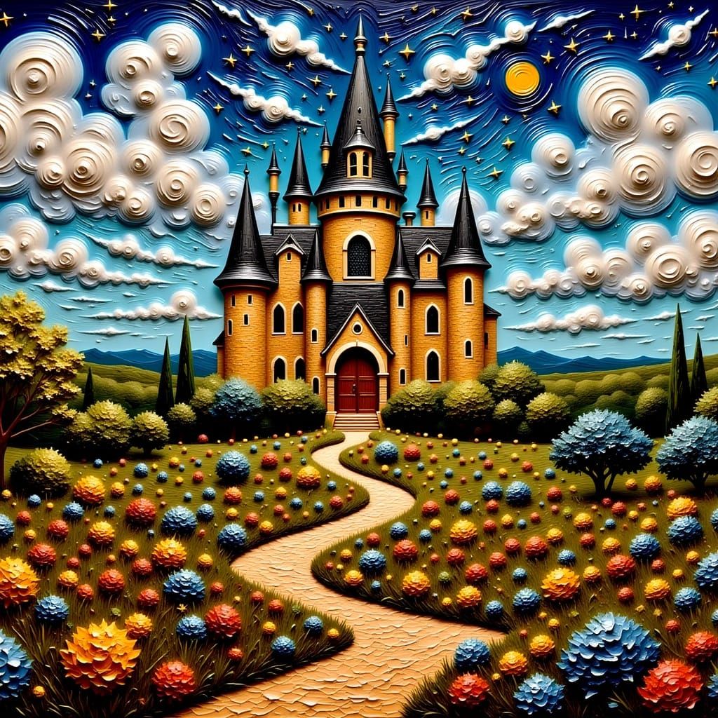 Dreams don't just live here — they throw garden parties. 👑🌸
Behold the Bloom Bastion, where fairytale towers pierce a ...