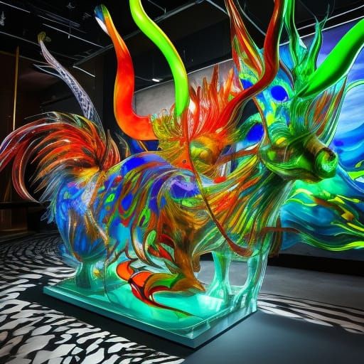 Blown Glass Animals 2