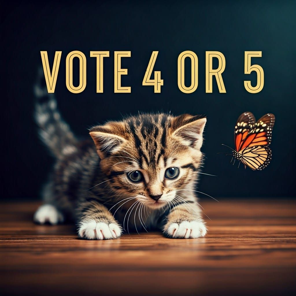 Album Cover: Kitten Ready to Pounce