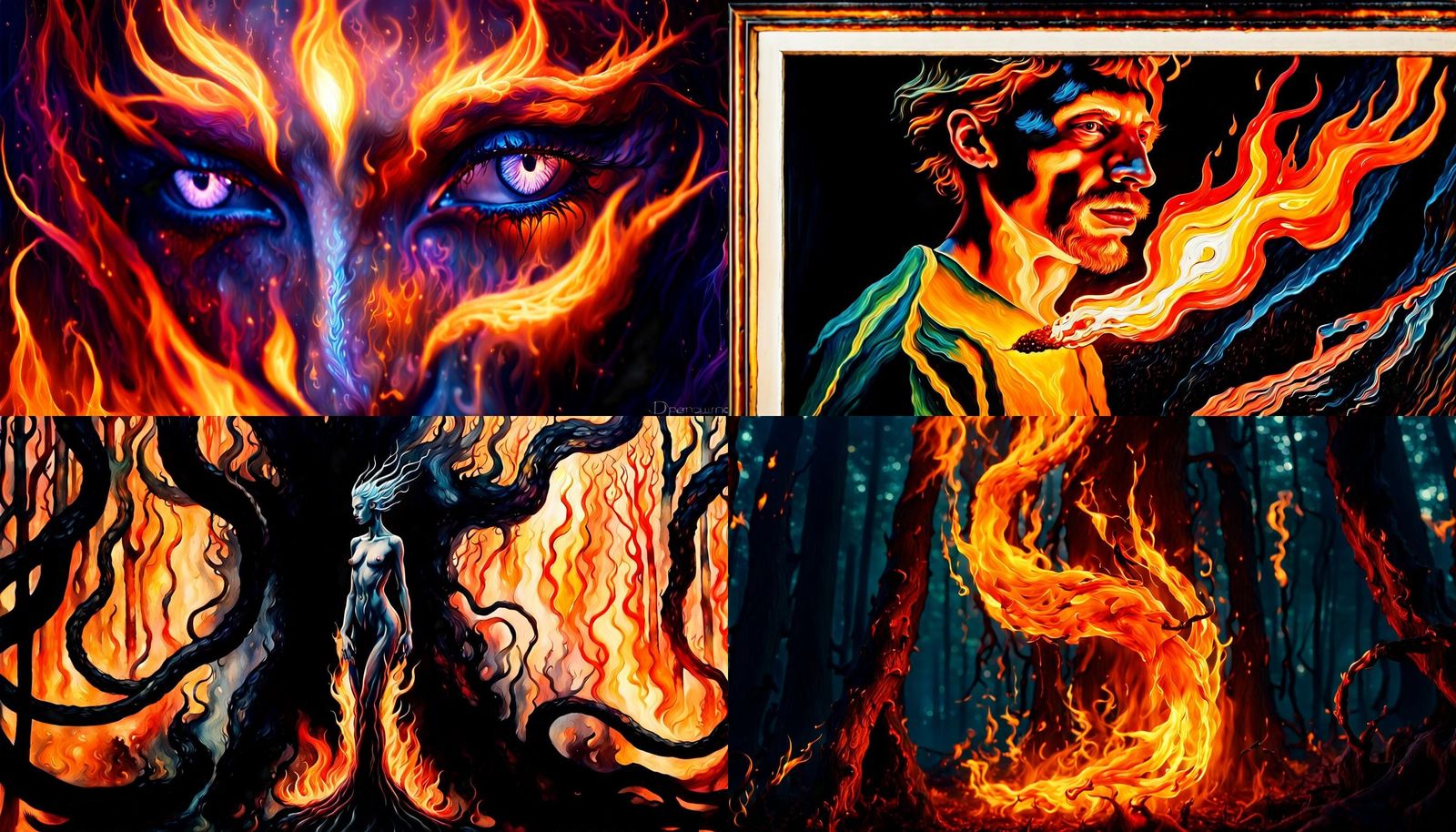 Living Flame: A Fiery Embodiment