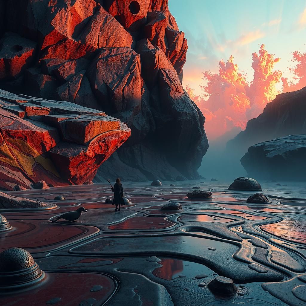 Surreal September Dreamscape in Hyperrealistic Detail