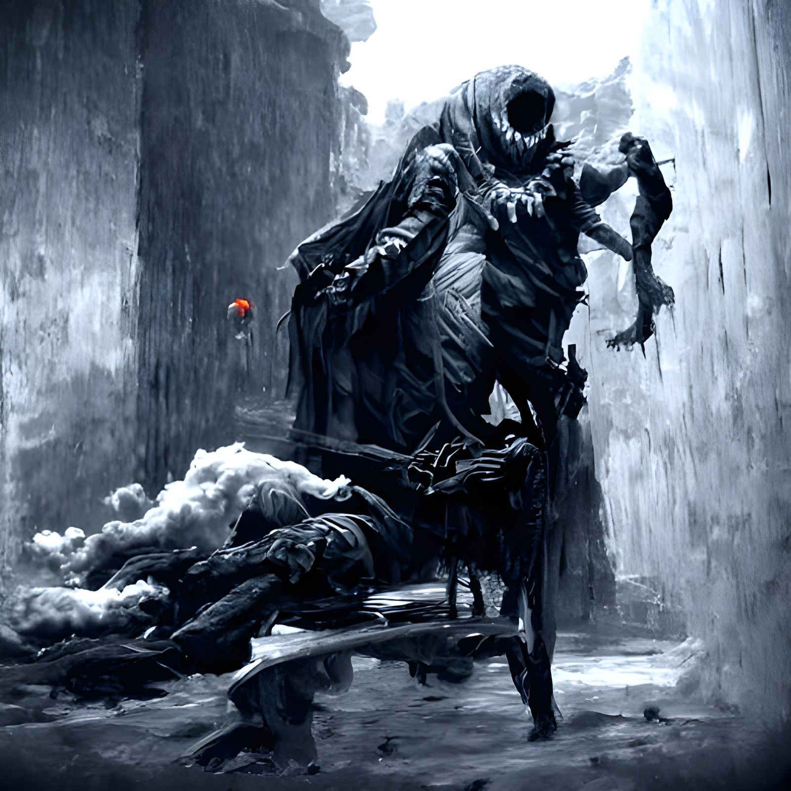 Horrific Sickness in Doré Style