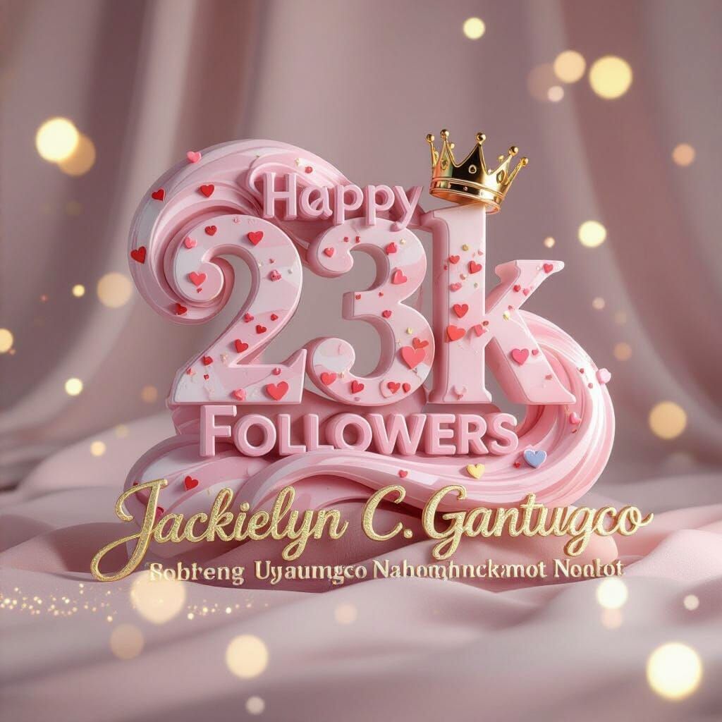 Pink Marble Celebration in Opulent 3D Render