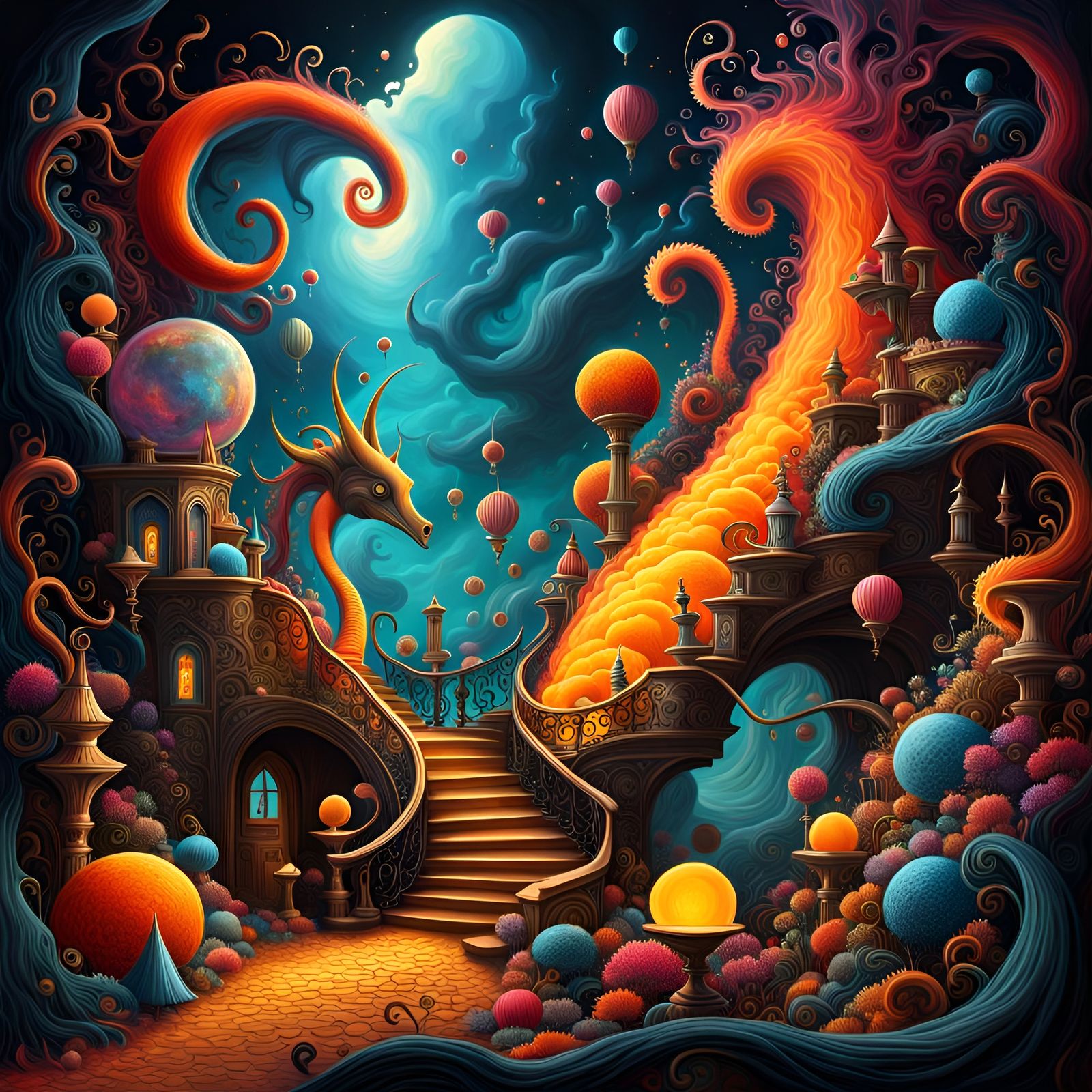 Apostrophe Catastrophe: Surreal Digital Painting