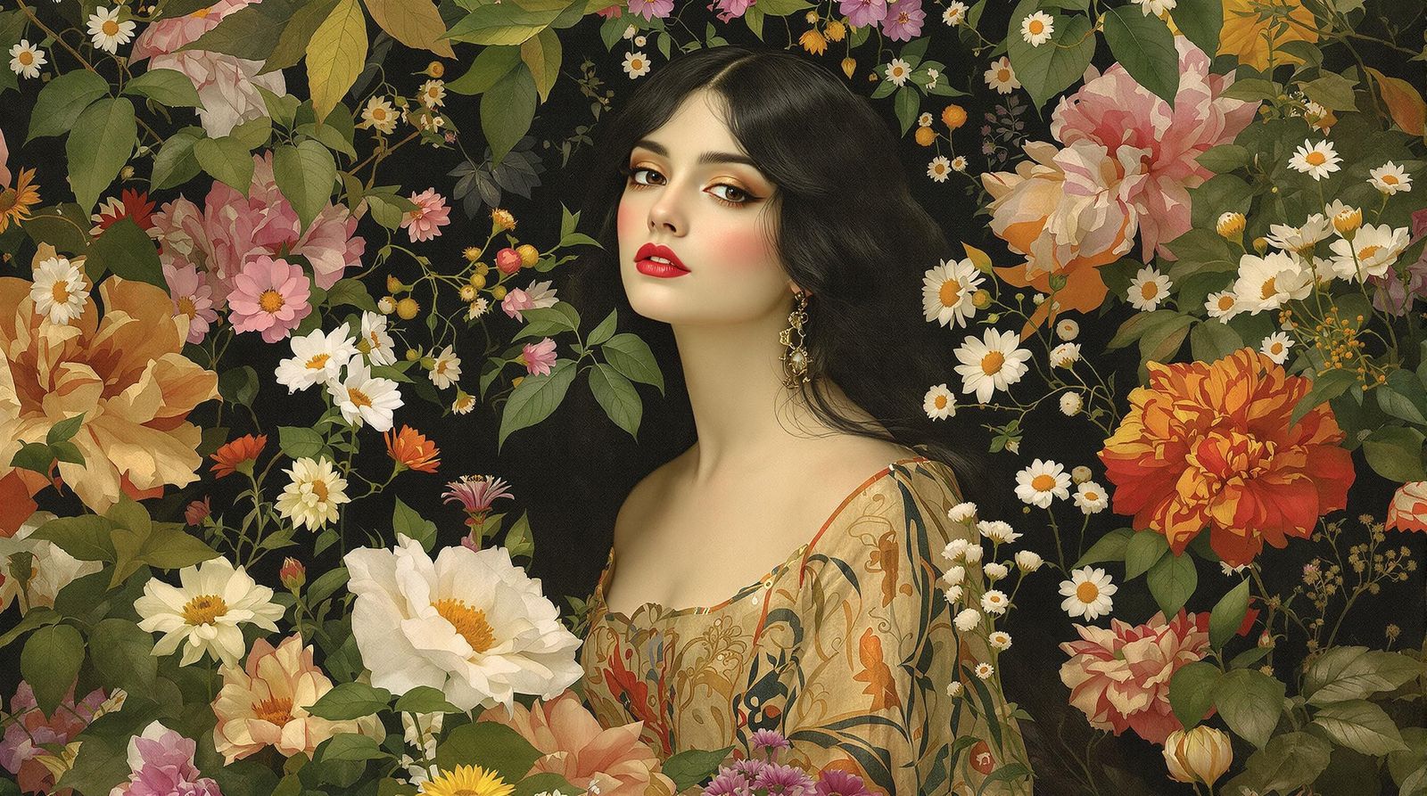 Captivating Portrayal of Timeless Beauty