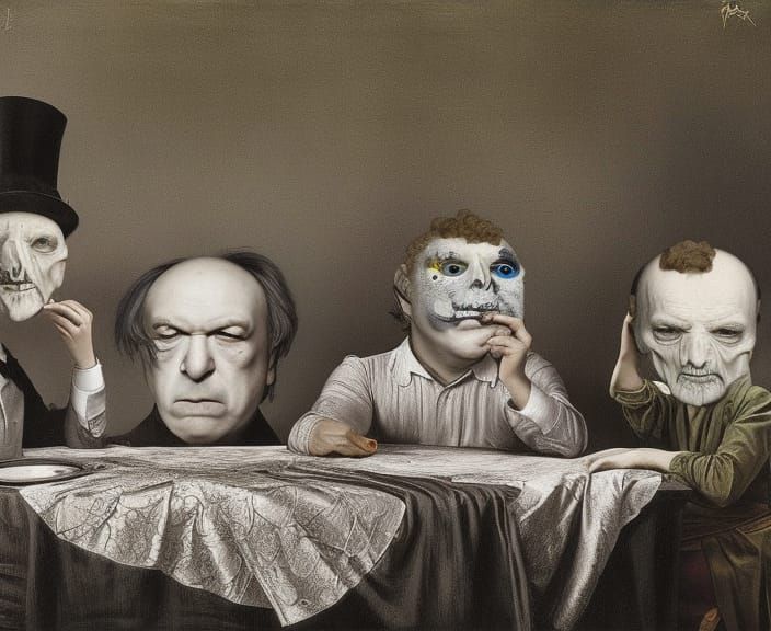 Surreal Character Portrait Inspired by Pop and Street Art