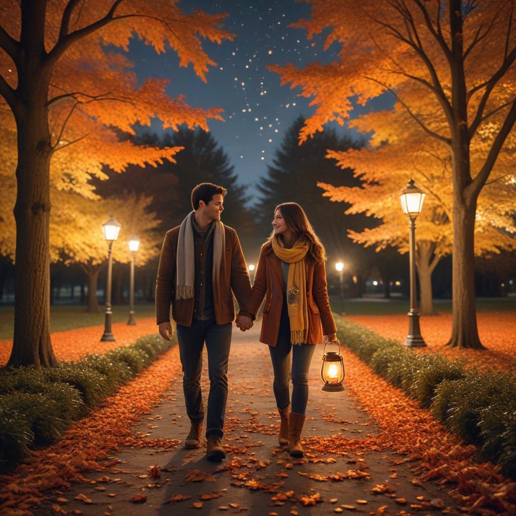 Cozy Autumn Date Night in Golden Park