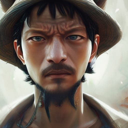 Hyperdetailed One Piece Portrait in 8K Resolution
