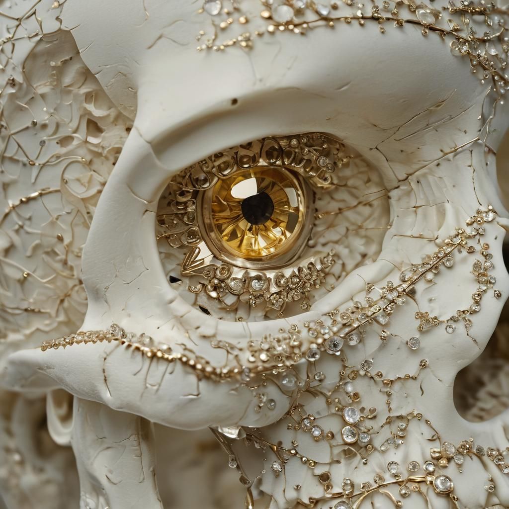 Diamond Skull: Opulent Gothic Surrealism