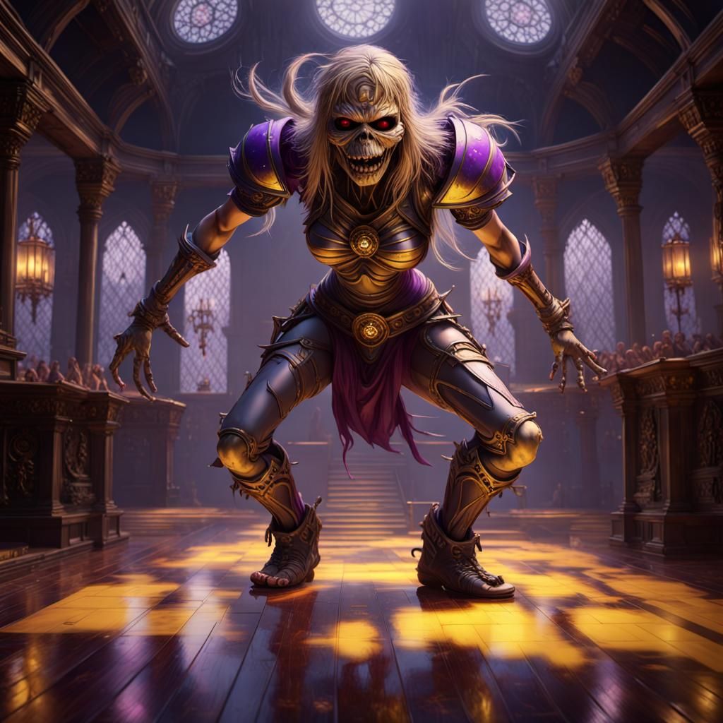 Iron Maiden Dancer: Dark Fantasy Art