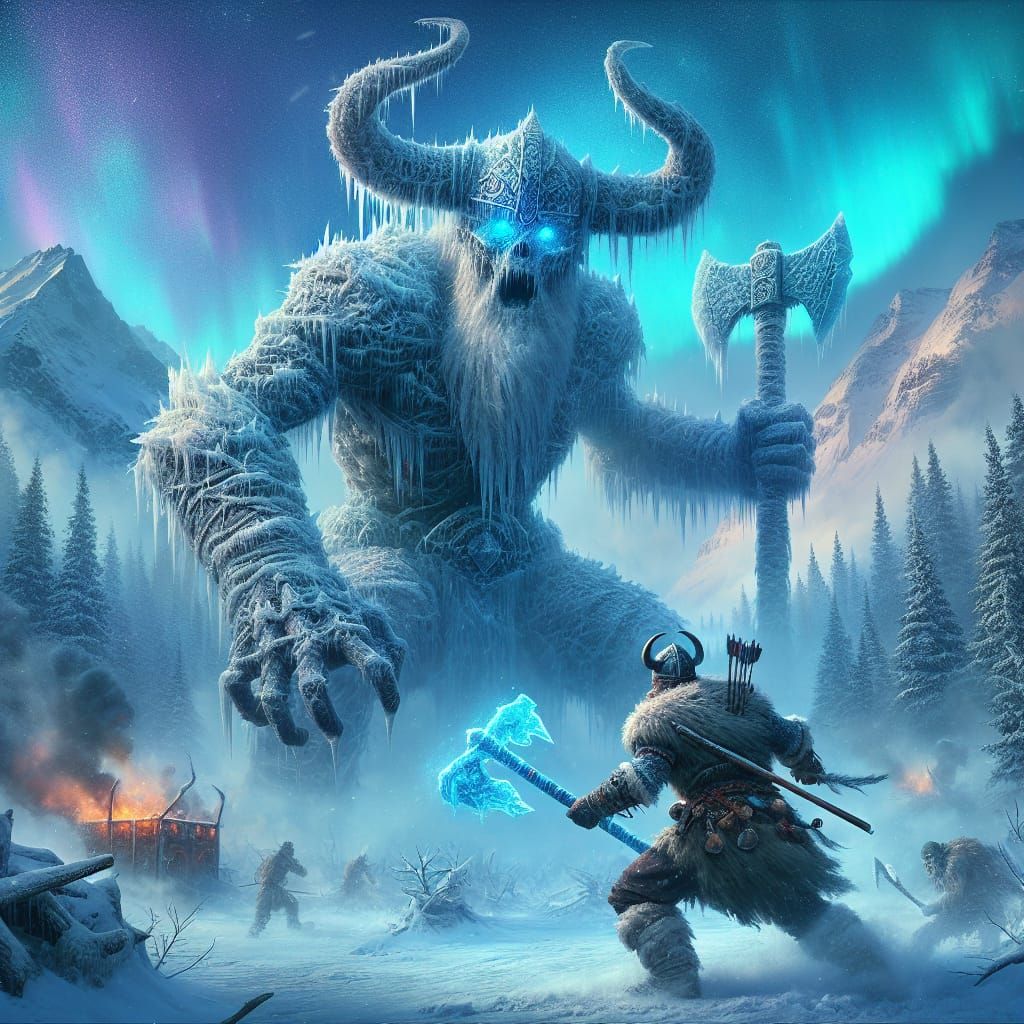 Frozen Conquest in Cyberpunk Fantasy