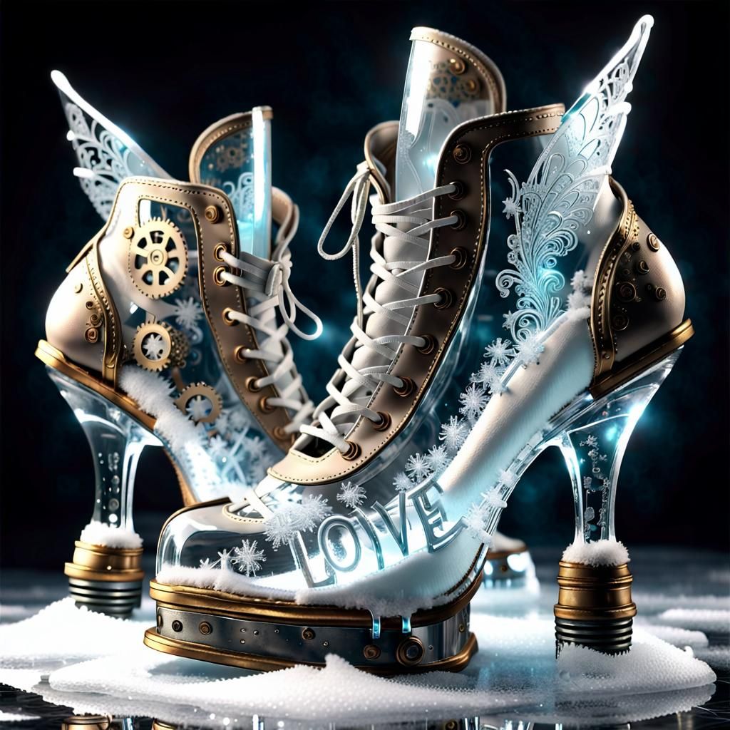Ice Sculptures Shoes