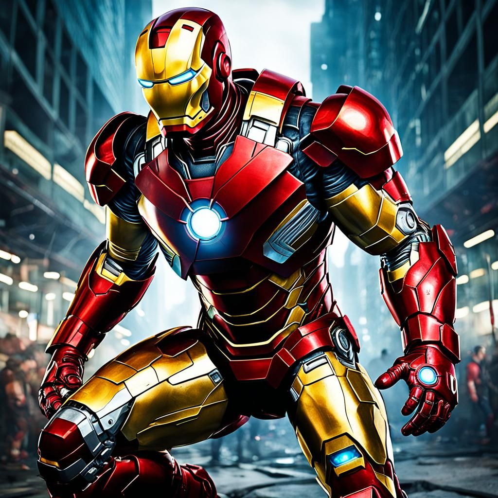 Iron Man Original Cosplay Digital Art