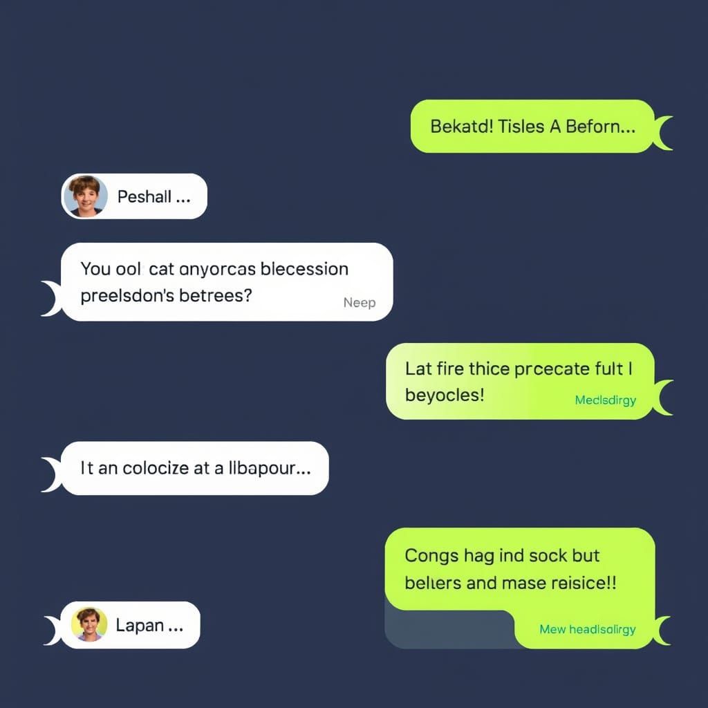 Digital AI Avatar in Neon Lights