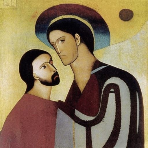 Vampire's Offering: Fauvist Colors, Renaissance Style