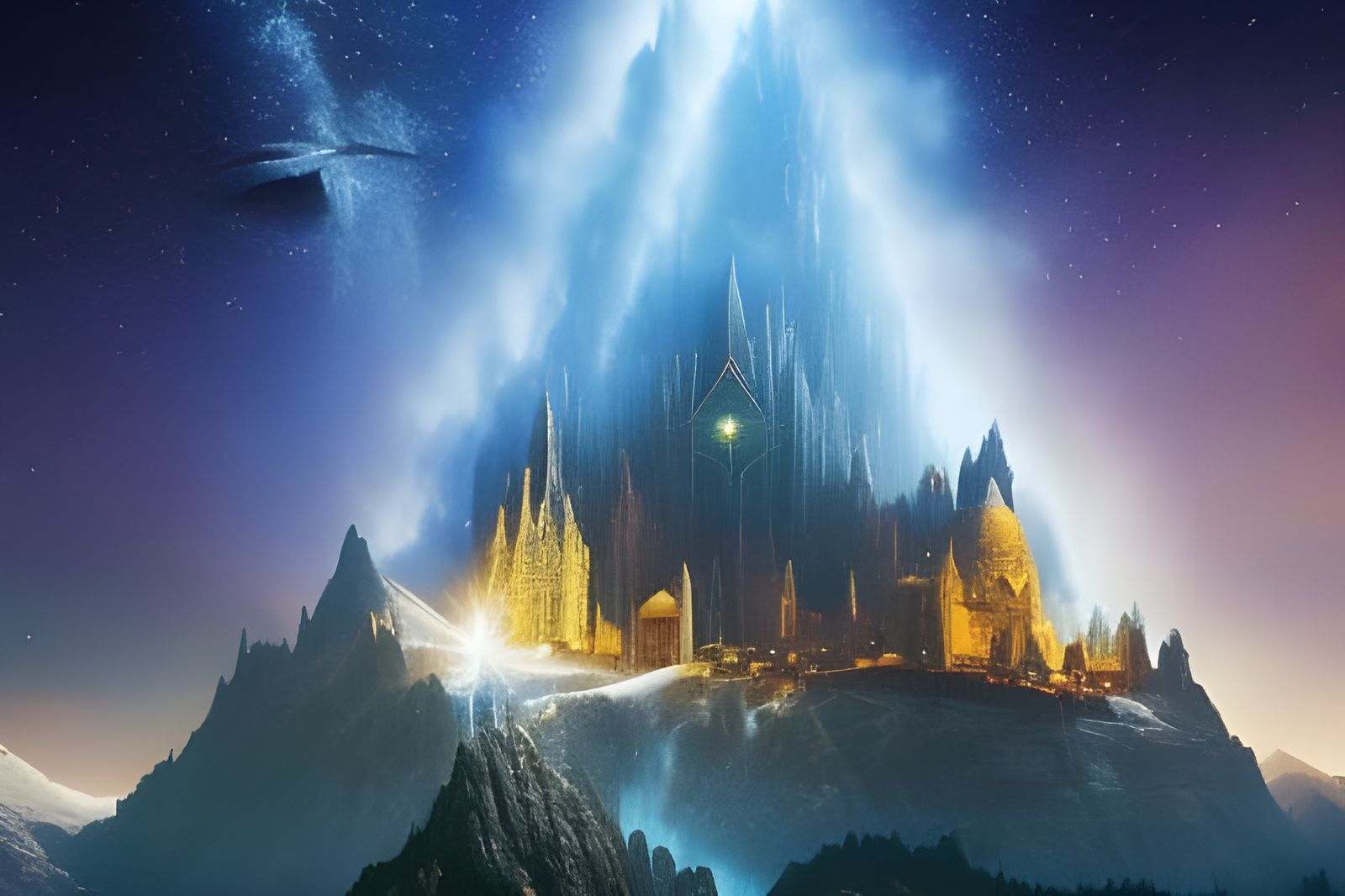 Epic Fantasy Landscape in Blockbuster Film Style