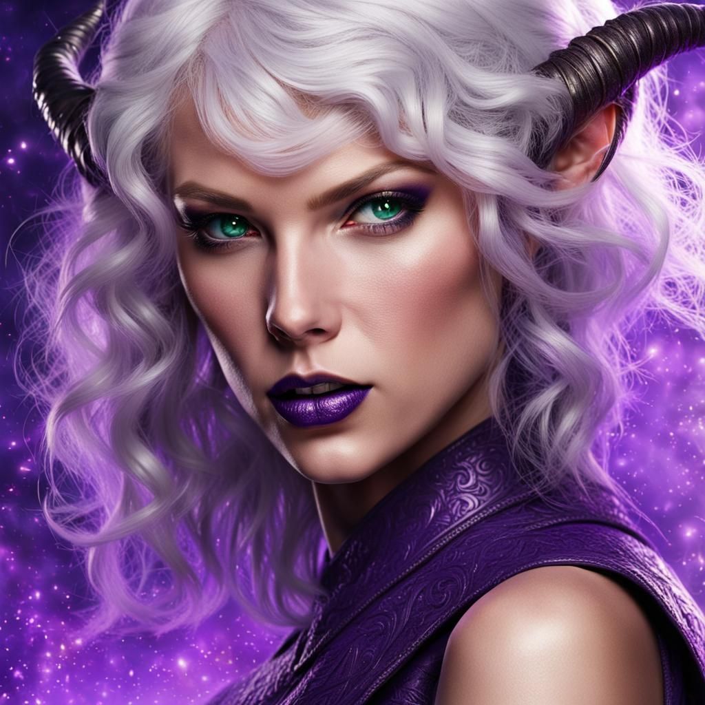 Tiefling with Fireball Spell