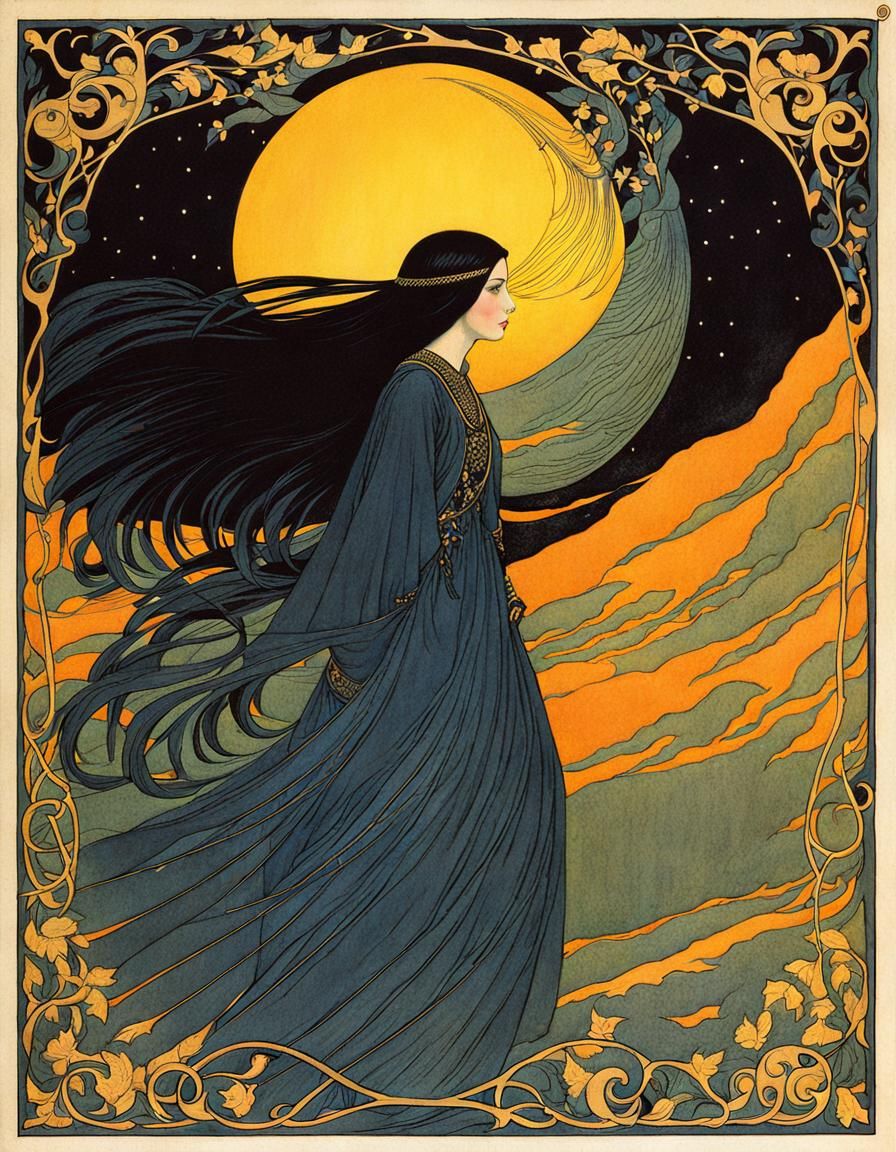 Ethereal Banshee Illustration