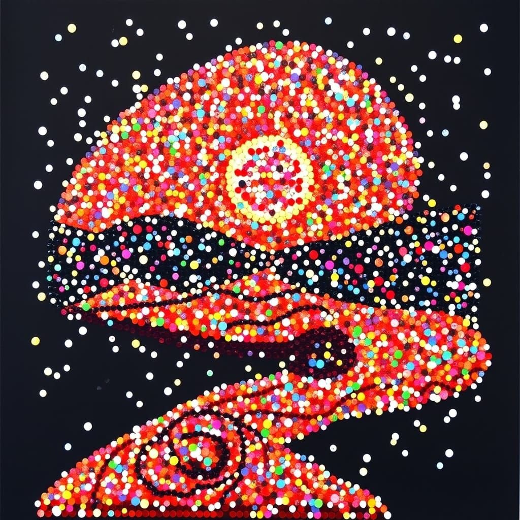 Surreal Sequin Metamorphosis