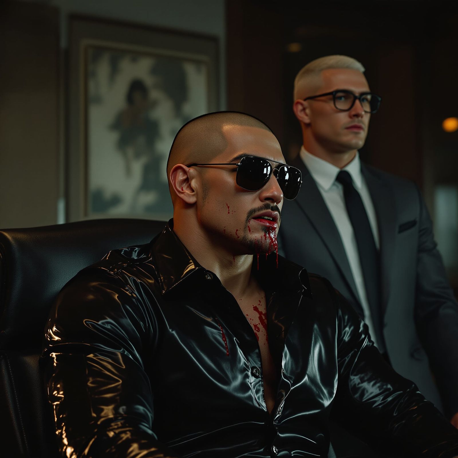 Vampire CEO in Boardroom with Nordic Partner