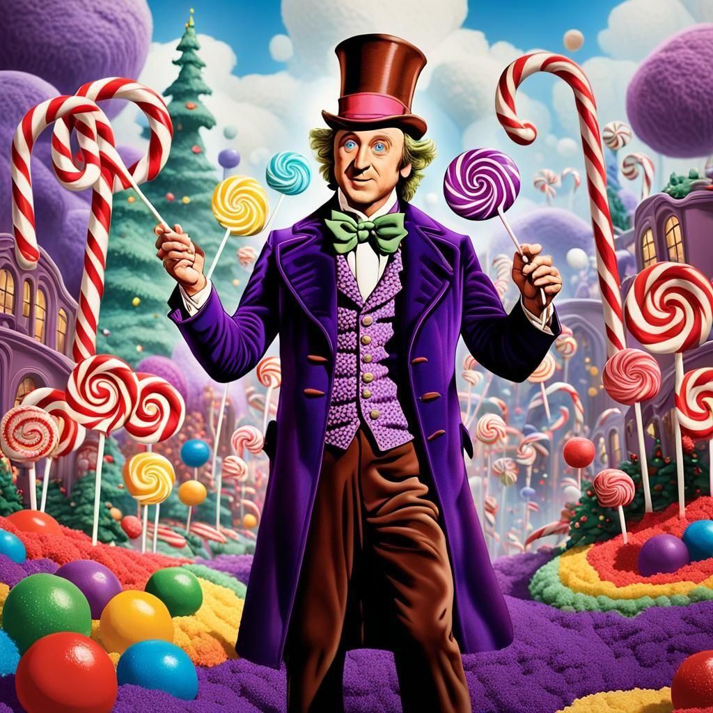 Enchanting Chocolate Factory Scene