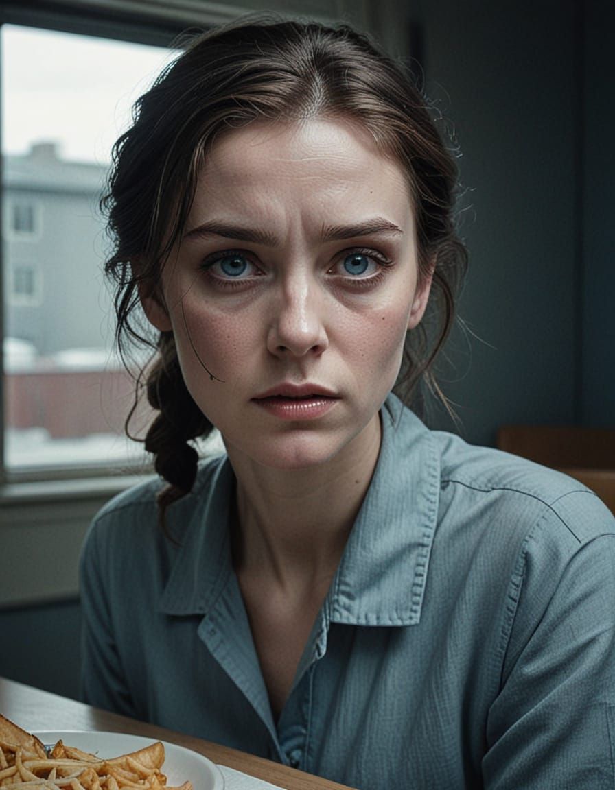 Noir Comic Art: Twin's Quiet Despair in Washed-Out Hospital ...