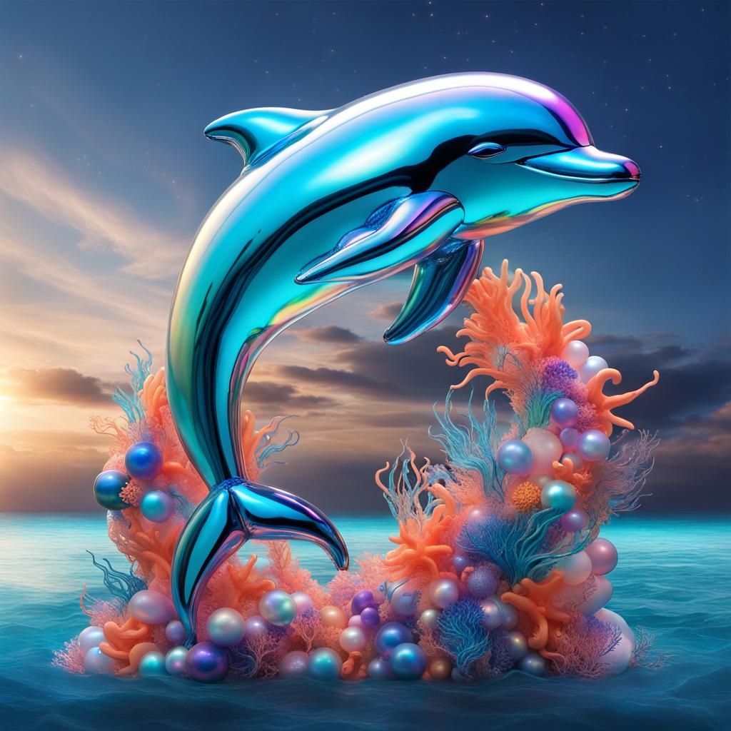 Cosmic Dolphin Balloon