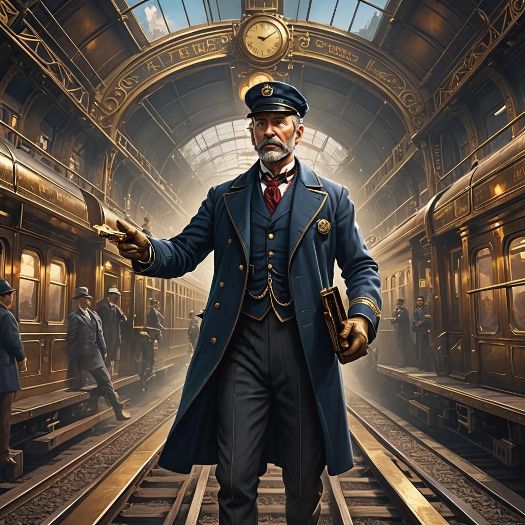 Time-Traveling Train Conductor with Golden Ticket