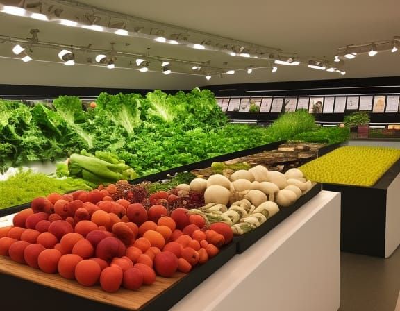 Whimsical Museum of Vegetables Concept Art