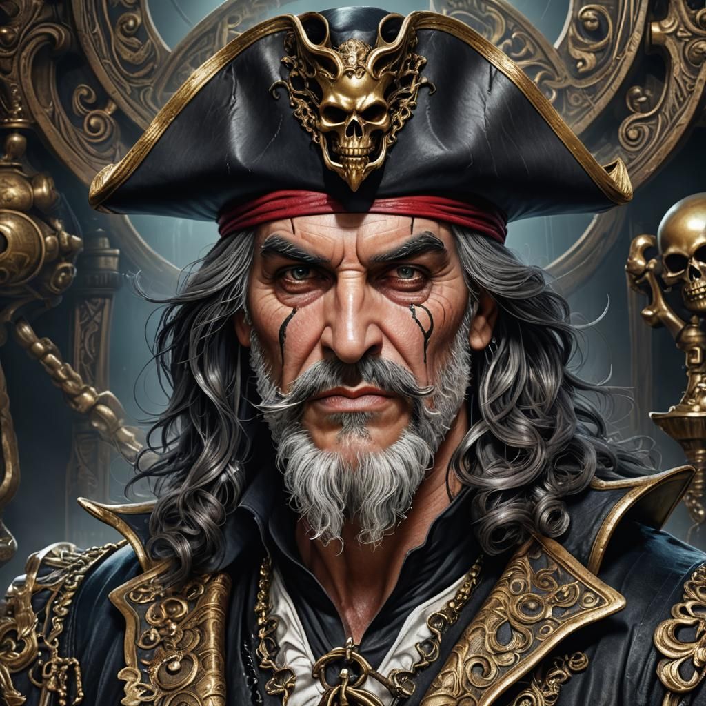 Ornate Pirate: Captain Hook Concept Art