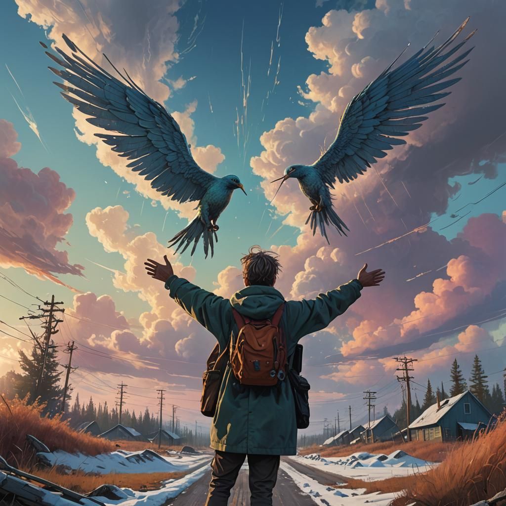 Reaching for Divinity: Matte Painting Concept Art