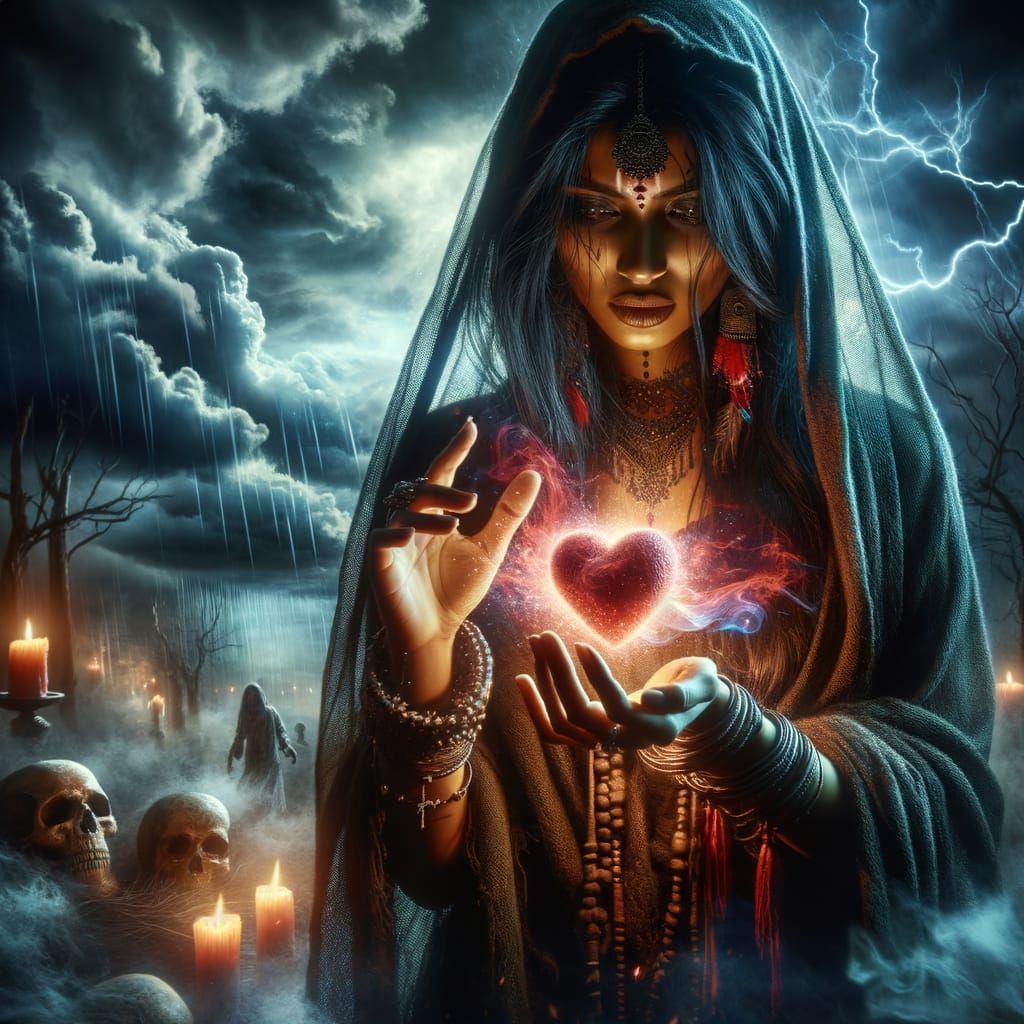 South Asian Voodoo Priestess Casts Enchanting Spell of Love ...
