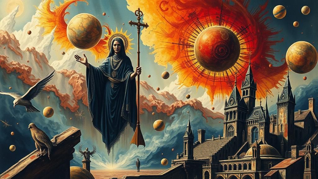 Dystopian Surrealism in Pre-Apocalyptic Heaven