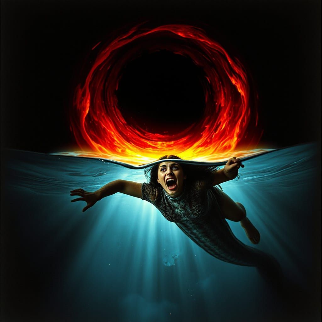 Terrifying Cosmic Horror Vision in Photorealistic Style