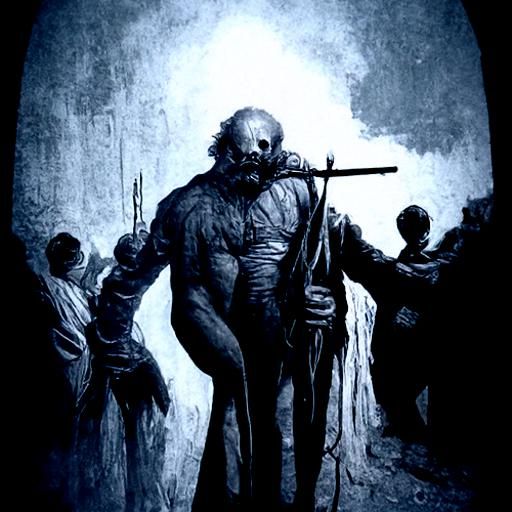 Horror Image in Style of Gustave Doré