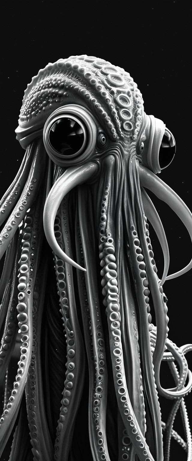 Colorful Mon Calamari Alien from Star Wars