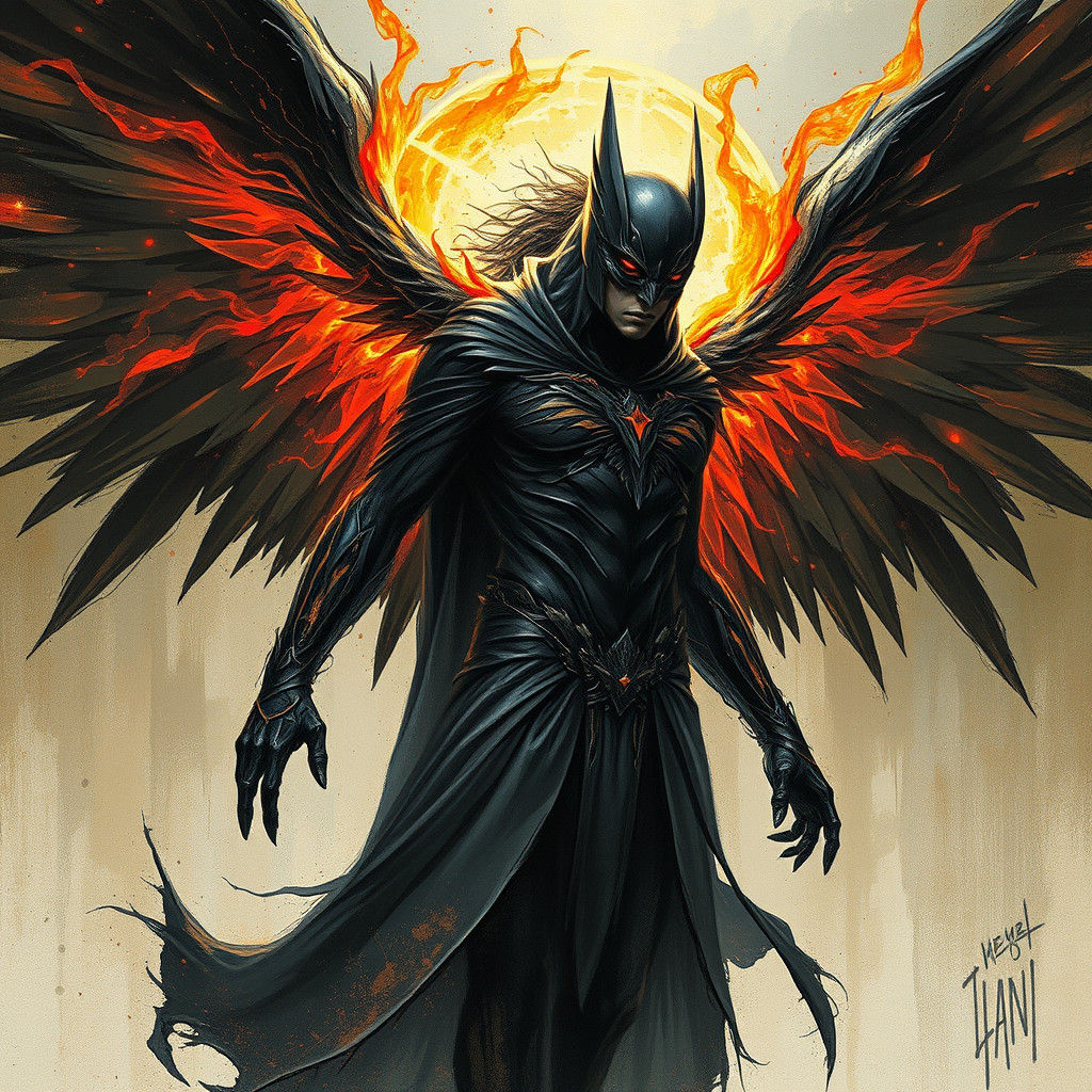 Sinister Black Canary Raven Phoenix Amalgam