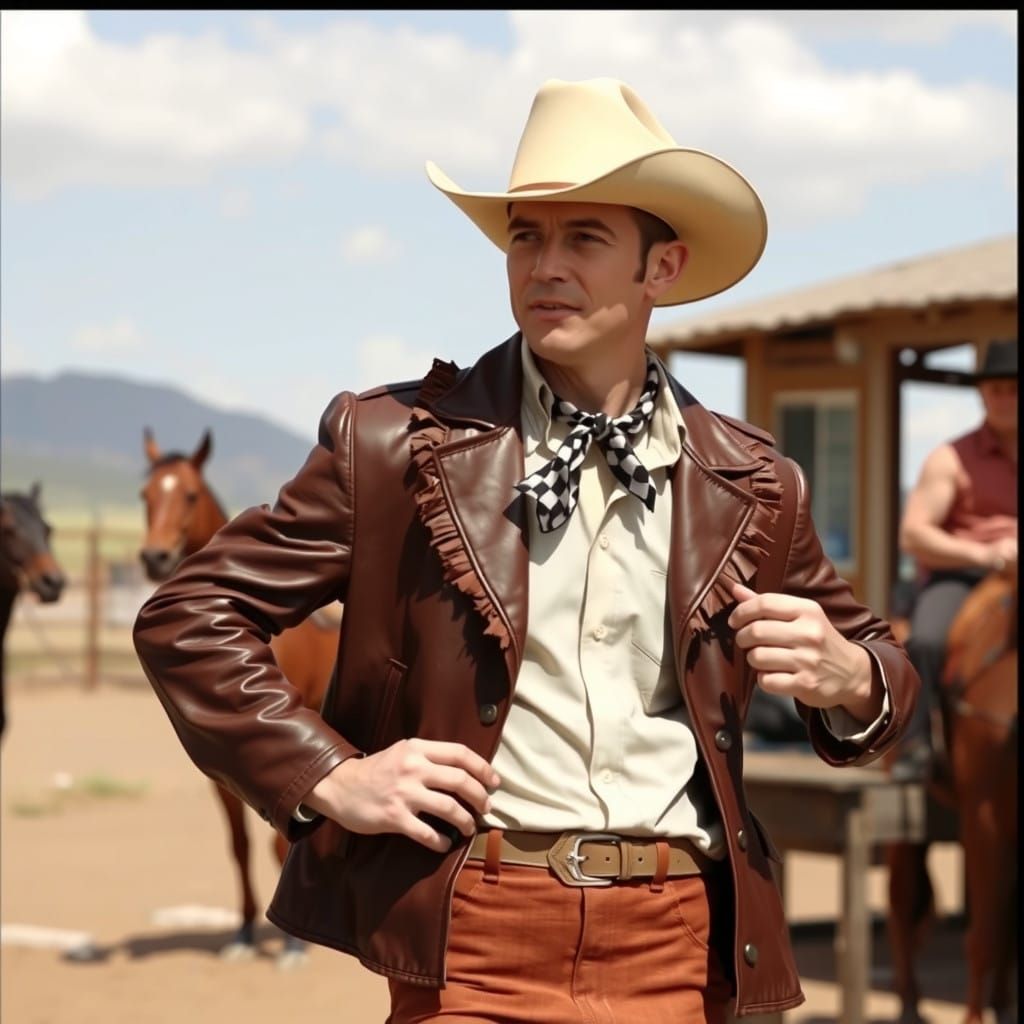 City Cowboy Prepares for Wild West Adventure