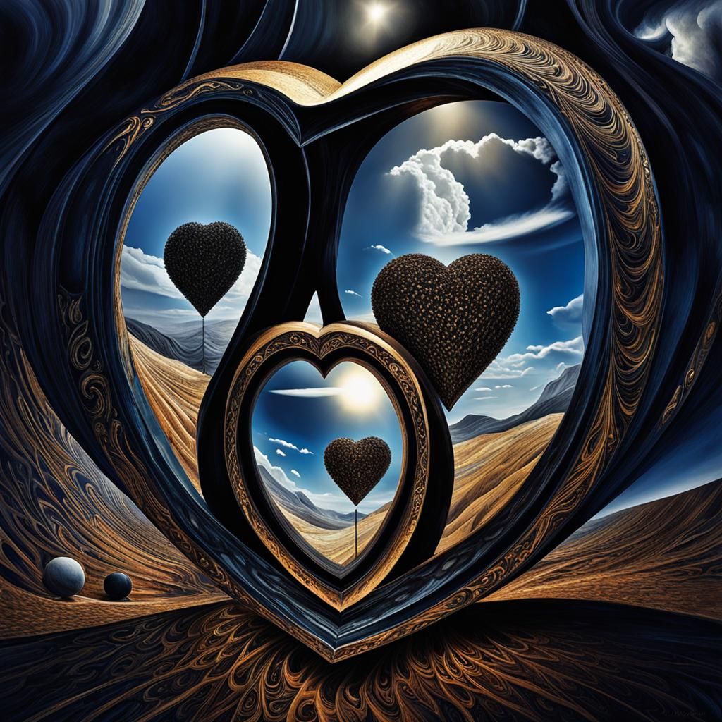 Surreal Heart in Dark, Emotional Style