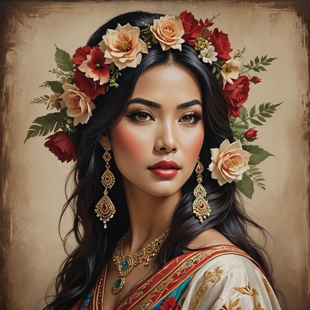 Striking Portrait of a Gorgeous Woman